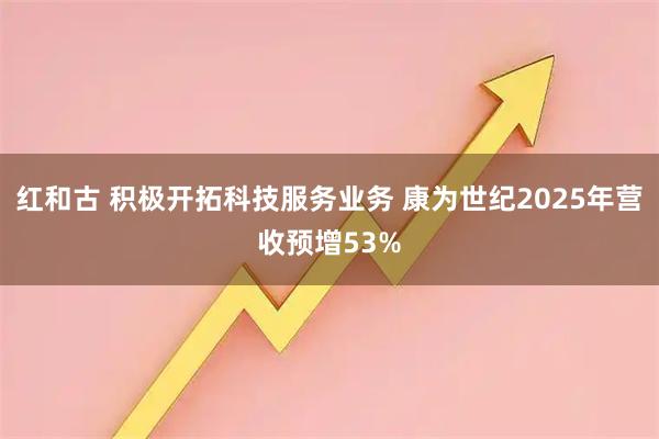 红和古 积极开拓科技服务业务 康为世纪2025年营收预增53%