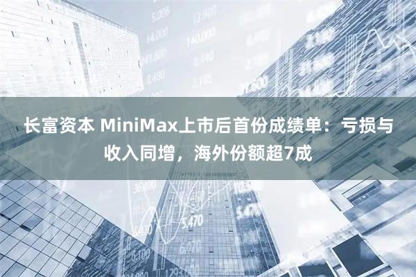 长富资本 MiniMax上市后首份成绩单：亏损与收入同增，海外份额超7成